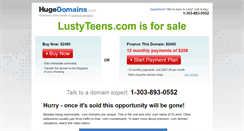 Desktop Screenshot of lustyteens.com
