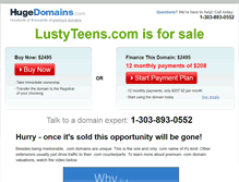 Tablet Screenshot of lustyteens.com